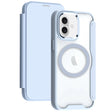 For iPhone 16 RFID Blocking Adsorption Flip MagSafe Leather Phone Case(Blue) - iPhone 16 Cases by PMC TechLife | Online Shopping South Africa | PMC TechLife | Buy Now Pay Later Mobicred