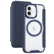 For iPhone 16 Plus RFID Blocking Adsorption Flip MagSafe Leather Phone Case(Purple) - iPhone 16 Plus Cases by PMC TechLife | Online Shopping South Africa | PMC TechLife | Buy Now Pay Later Mobicred