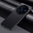 For vivo X100 Pro Plain-leather All-inclusive Shockproof Phone Case(Black) - X100 Pro Cases by PMC TechLife | Online Shopping South Africa | PMC TechLife