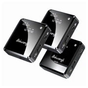 SX39 For iPhone Lavalier Wireless Noise Reduction Microphone with Dual Transmitter + Receiver