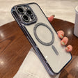 For iPhone 13 Pro Max Diamond Plated MagSafe TPU Phone Case(Blue) - free shipping - PMC TechLife - Order now!