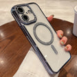 For iPhone 16 Diamond Plated MagSafe TPU Phone Case(Blue) - iPhone 16 Cases by PMC TechLife | Online Shopping South Africa | PMC TechLife | Buy Now Pay Later Mobicred