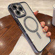 For iPhone 16 Pro Max Diamond Plated MagSafe TPU Phone Case(Blue) - iPhone 16 Pro Max Cases by PMC TechLife | Online Shopping South Africa | PMC TechLife | Buy Now Pay Later Mobicred