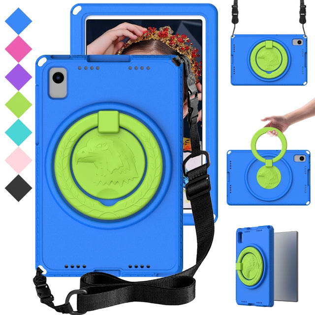 For Lenovo M10 Plus Gen3 TB-125F 10.6 EVA Hybrid PC Shockproof Tablet Case(Blue)