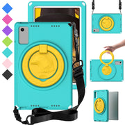 For Lenovo M10 Plus Gen3 TB-125F 10.6 EVA Hybrid PC Shockproof Tablet Case(Glacial Green)