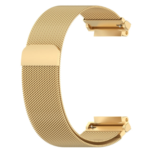 For Amazfit Active Edge A2212 Milan Magnetic Steel Mesh Watch Band(Gold)