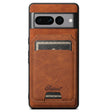 For Google Pixel 8 Pro Suteni H16 Litchi Texture Leather Detachable Wallet Back Phone Case(Khaki) - Google Cases by Suteni | Online Shopping South Africa | PMC TechLife | Buy Now Pay Later Mobicred