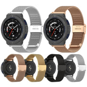 For Amazfit Active Edge A2212 Milan Mesh Single Buckle Watch Band(Gold)