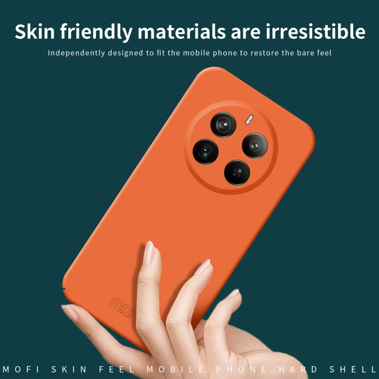For Realme 12 Pro / 12 Pro+ MOFI Qin Series Skin Feel All-inclusive PC Phone Case(Black)