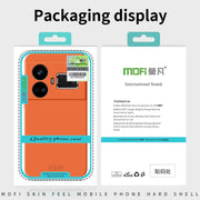 For Realme 12 Pro / 12 Pro+ MOFI Qin Series Skin Feel All-inclusive PC Phone Case(Blue)