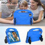 For Samsung Galaxy Tab S9 FE 11.0 2023 Thumb Bracket EVA Shockproof Tablet Case(Blue)
