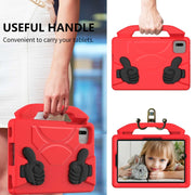 For Samsung Galaxy TAB S9 11 X710 2023 Thumb Bracket EVA Shockproof Tablet Case(Red)