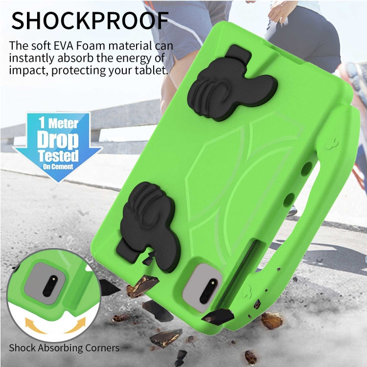 For Samsung Galaxy TAB S9 11 X710 2023 Thumb Bracket EVA Shockproof Tablet Case(Green)