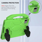 For Samsung Galaxy TAB S9 11 X710 2023 Thumb Bracket EVA Shockproof Tablet Case(Green)