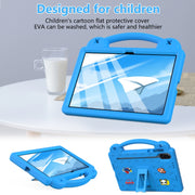For Honor Pad X9 / X9 2024 Handle Kickstand Children EVA Shockproof Tablet Case(Sky Blue)