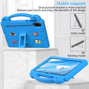 For Honor Pad X9 / X9 2024 Handle Kickstand Children EVA Shockproof Tablet Case(Sky Blue)