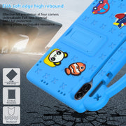 For Honor Pad X9 / X9 2024 Handle Kickstand Children EVA Shockproof Tablet Case(Sky Blue)