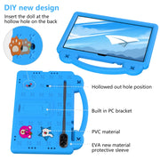 For Honor Pad X9 / X9 2024 Handle Kickstand Children EVA Shockproof Tablet Case(Sky Blue)