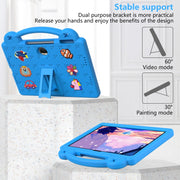 For Honor Pad 9 2023 12.1 Handle Kickstand Children EVA Shockproof Tablet Case(Sky Blue)