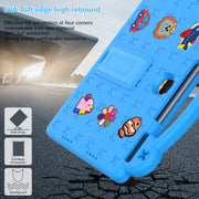 For Honor Pad 9 2023 12.1 Handle Kickstand Children EVA Shockproof Tablet Case(Sky Blue)