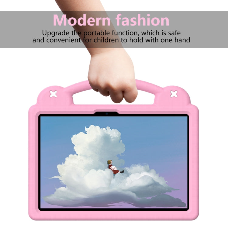 For Honor Pad X8a Handle Kickstand Children EVA Shockproof Tablet Case(Pink)