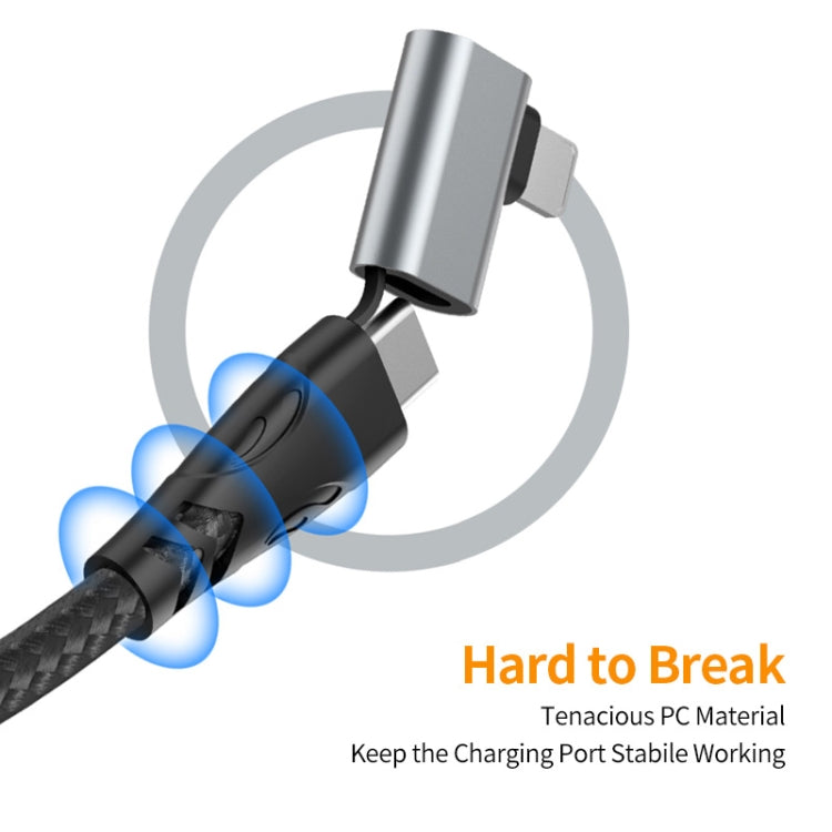 ENKAY PD100W 4-in-1 USB-A / Type-C to Type-C / 8 Pin Multifunction Fast Charging Cable with E-Marker, Cable Length:1m