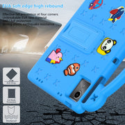 For Huawei MetePad 11 2023 / 2021 Handle Kickstand Children EVA Shockproof Tablet Case(Sky Blue)