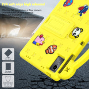 For Huawei MetePad 11 2023 / 2021 Handle Kickstand Children EVA Shockproof Tablet Case(Yellow)