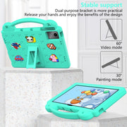 For Huawei MatePad SE 11 2024 Handle Kickstand Children EVA Shockproof Tablet Case(Mint Green)