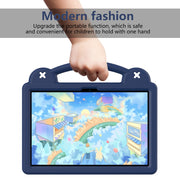 For Huawei MatePad SE 11 2024 Handle Kickstand Children EVA Shockproof Tablet Case(Navy Blue)