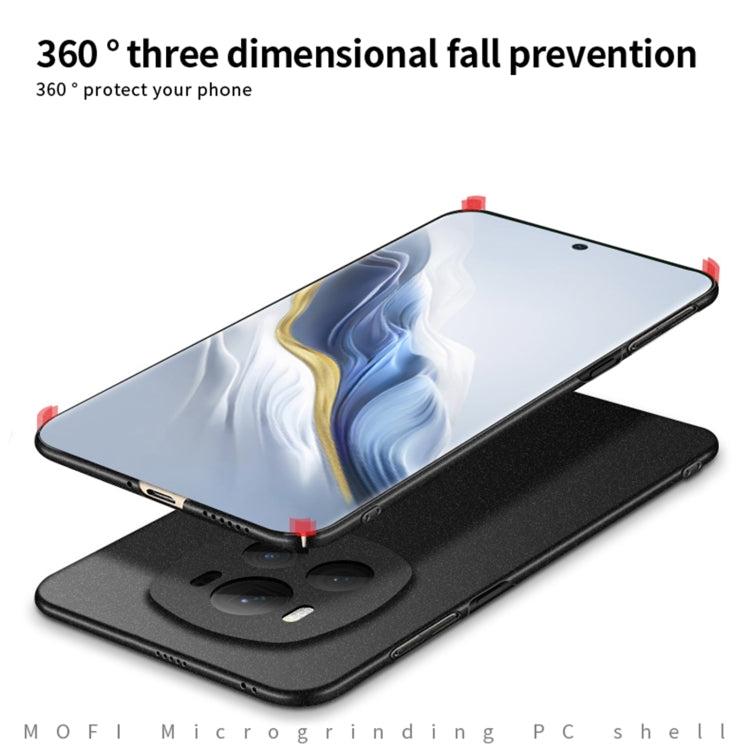 For Honor Magic6 MOFI Fandun Series Frosted PC Ultra-thin All-inclusive Phone Case(Gray)