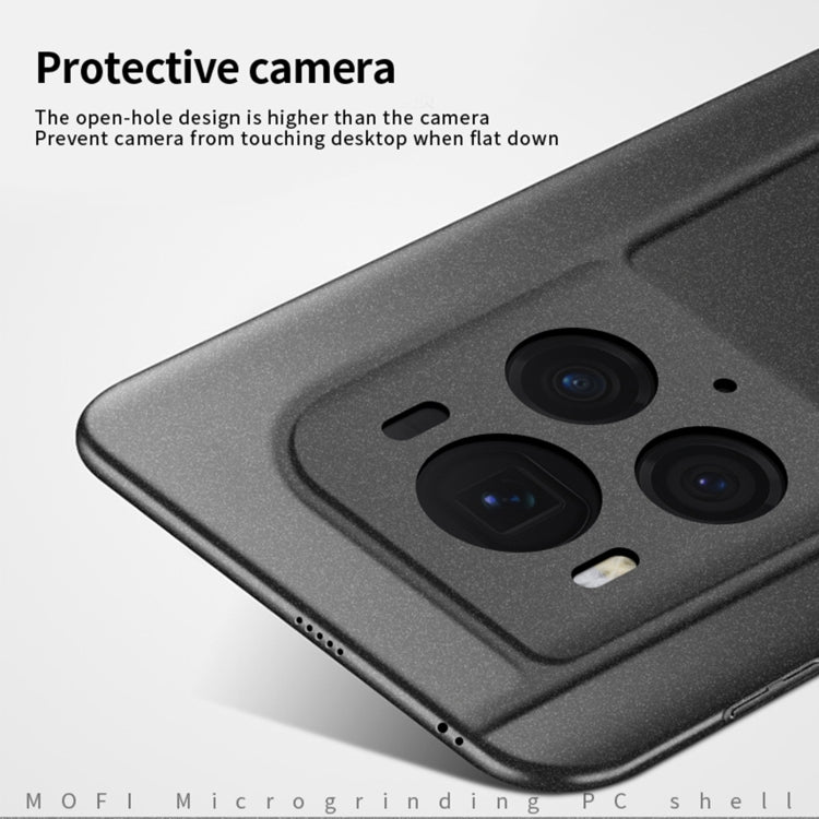 For Honor Magic6 Ultimate MOFI Fandun Series Frosted PC Ultra-thin All-inclusive Phone Case(Gray)
