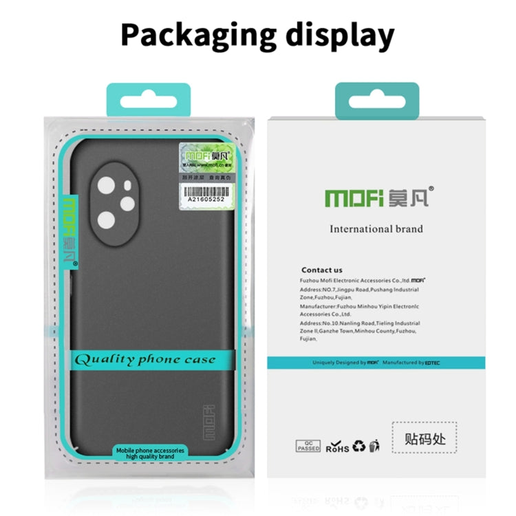 For Honor Magic6 MOFI Fandun Series Frosted PC Ultra-thin All-inclusive Phone Case(Gray)