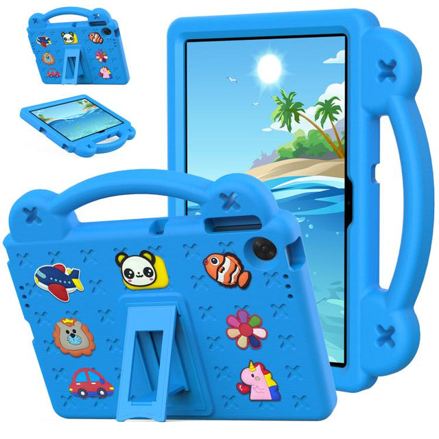 For Lenovo Tab TB-311 / WIFI 10.1 2025 Handle Kickstand Children EVA Shockproof Tablet Case(Sky Blue)