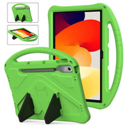 For Lenovo Tab P12  EVA Shockproof Tablet Case with Holder(Green)