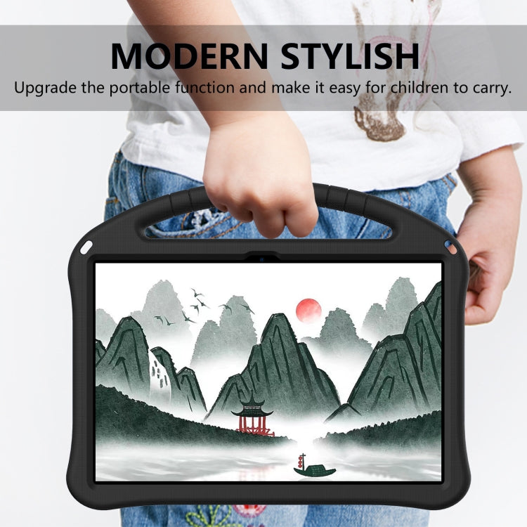 For Lenovo Tab P12 EVA Shockproof Tablet Case with Holder(Black)
