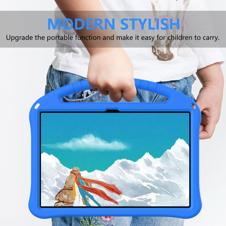 For Lenovo Tab P12 EVA Shockproof Tablet Case with Holder(Blue)