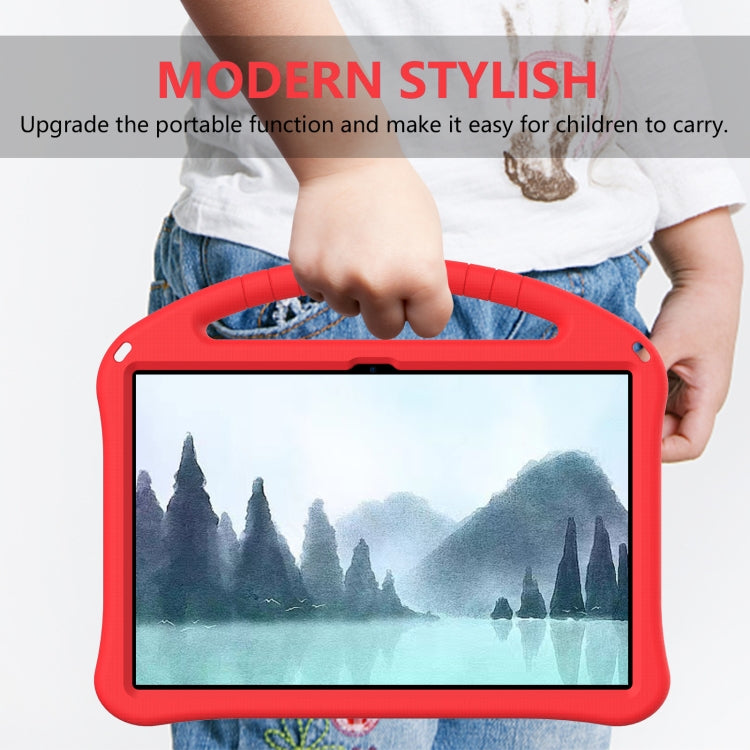 For Lenovo Tab P12 EVA Shockproof Tablet Case with Holder(Red)