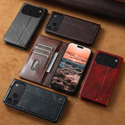 For iPhone 16e Suteni Baroque Calf Texture Buckle Wallet Leather Phone Case(Brown)