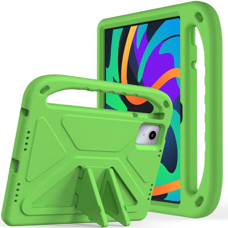 For Amazon Fire Max 11 2023 Handle EVA Shockproof Tablet Case with Holder(Green)