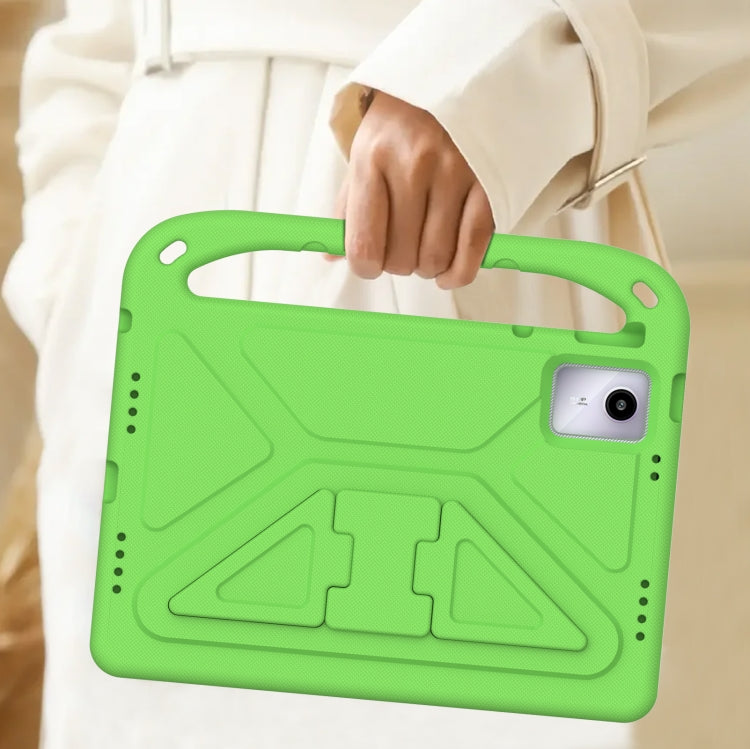 For Amazon Fire Max 11 2023 Handle EVA Shockproof Tablet Case with Holder(Green)