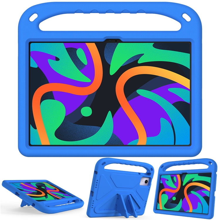 For Amazon Fire Max 11 2023 Handle EVA Shockproof Tablet Case with Holder(Blue)