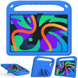 For Amazon Fire Max 11 2023 Handle EVA Shockproof Tablet Case with Holder(Blue) - Amazon by PMC TechLife | Online Shopping South Africa | PMC TechLife | Buy Now Pay Later Mobicred