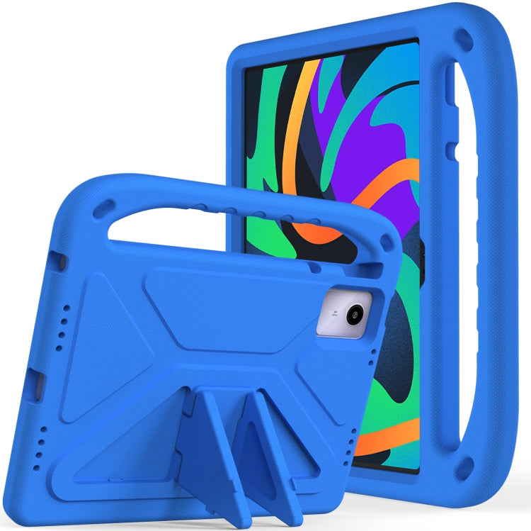 For Amazon Fire Max 11 2023 Handle EVA Shockproof Tablet Case with Holder(Blue)