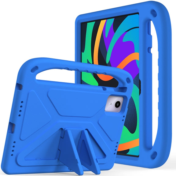For Amazon Fire Max 11 2023 Handle EVA Shockproof Tablet Case with Holder(Blue)