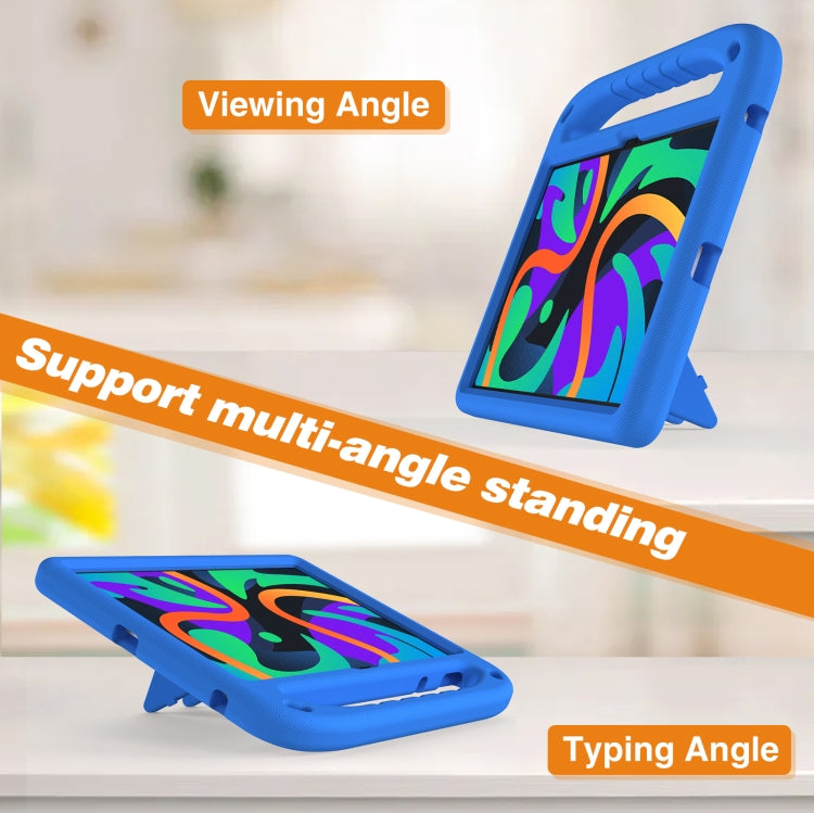 For Amazon Fire Max 11 2023 Handle EVA Shockproof Tablet Case with Holder(Blue)