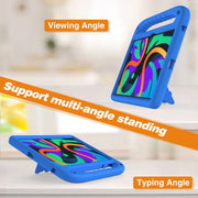 For Amazon Fire Max 11 2023 Handle EVA Shockproof Tablet Case with Holder(Blue)