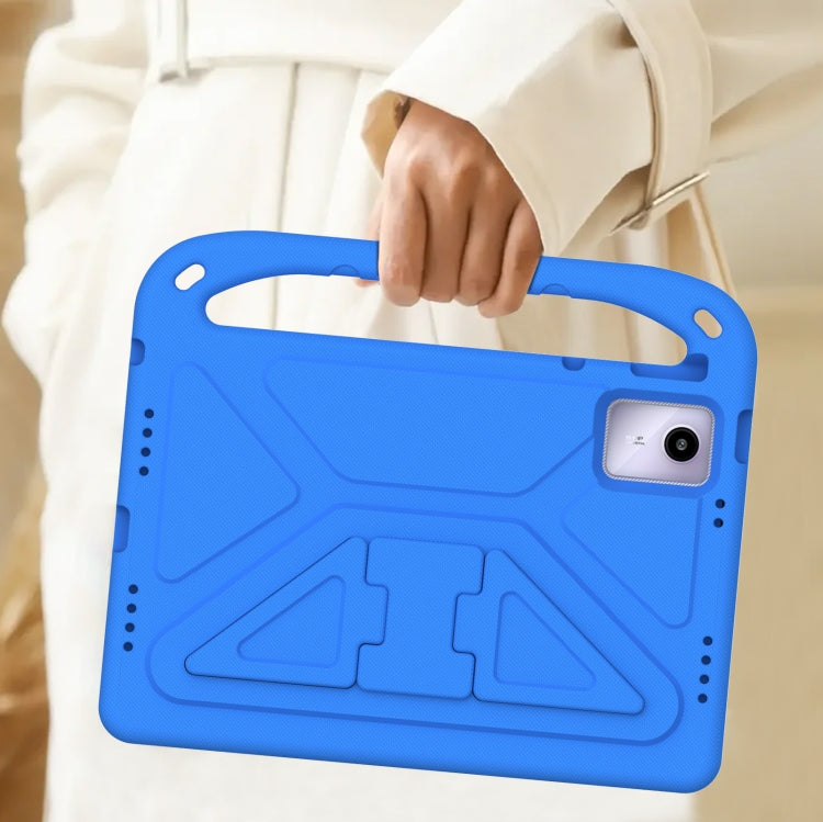 For Amazon Fire Max 11 2023 Handle EVA Shockproof Tablet Case with Holder(Blue)