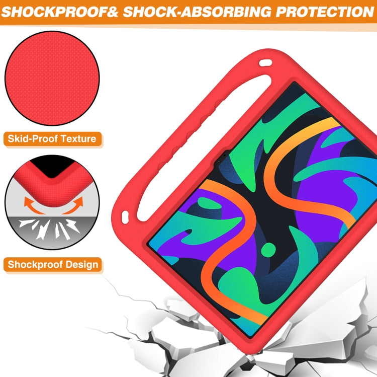 For Amazon Fire Max 11 2023 Handle EVA Shockproof Tablet Case with Holder(Red)