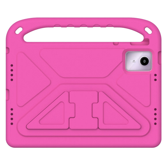 For Amazon Fire Max 11 2023 Handle EVA Shockproof Tablet Case with Holder(Rose Red)